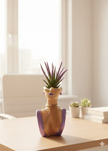 Büst vazo - Görsel 8