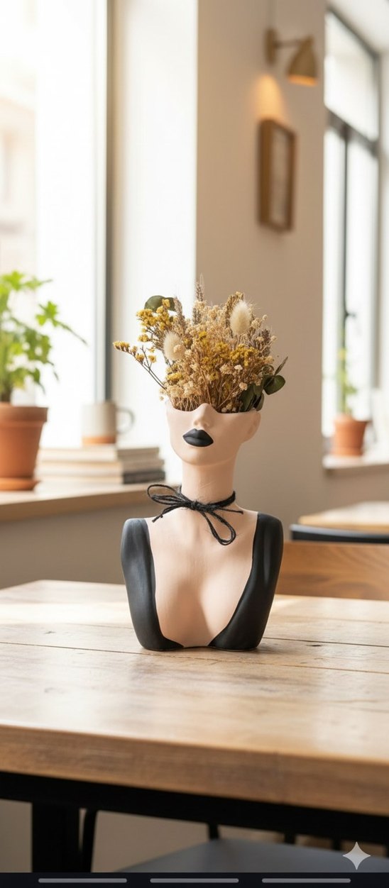 Büst vazo - Görsel 3