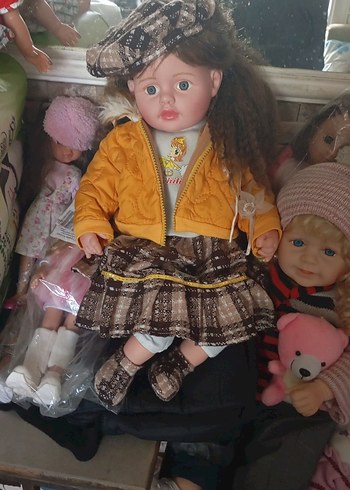 Sarı Montlu Renkli Güntülü Bebek - Görsel 3