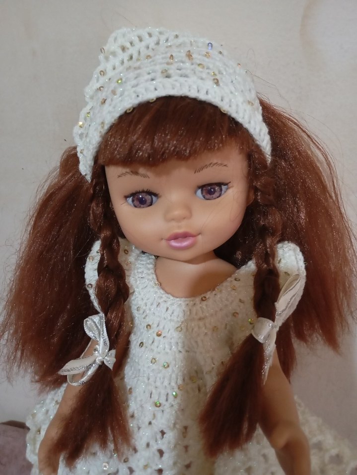 El Örgüsü Krem Bebek Oyuncağı - Görsel 3