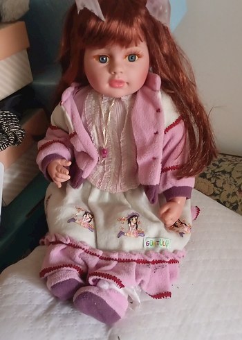 Pembe ve pastel tonlarda vintage bebek oyuncak - Görsel 4