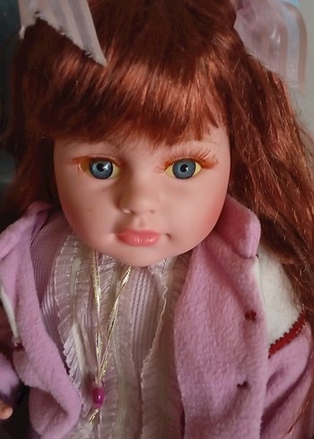 Pembe ve pastel tonlarda vintage bebek oyuncak - Görsel 3