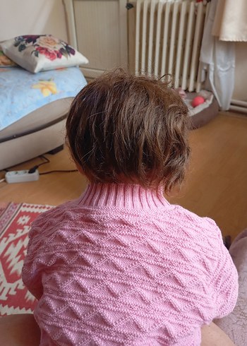 Pembe örgü şapkalı Reborn bebek oyuncak - Görsel 6