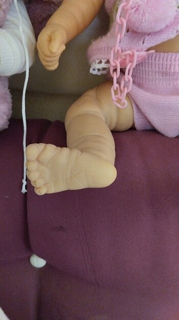 Gerçekçi vinil bebek - Görsel 6