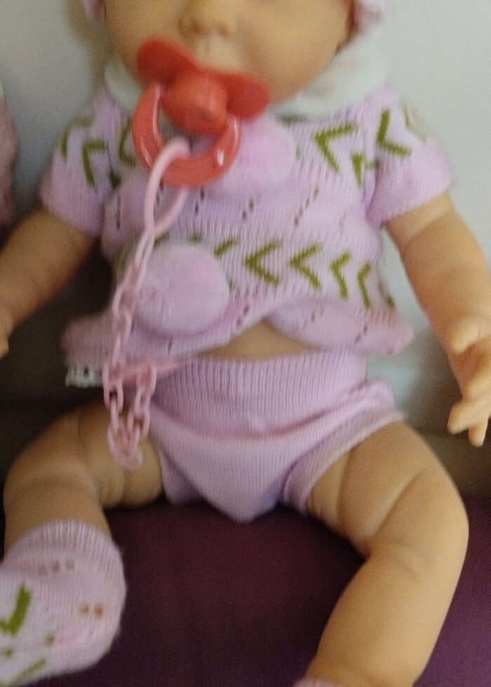 Gerçekçi vinil bebek - Görsel 4