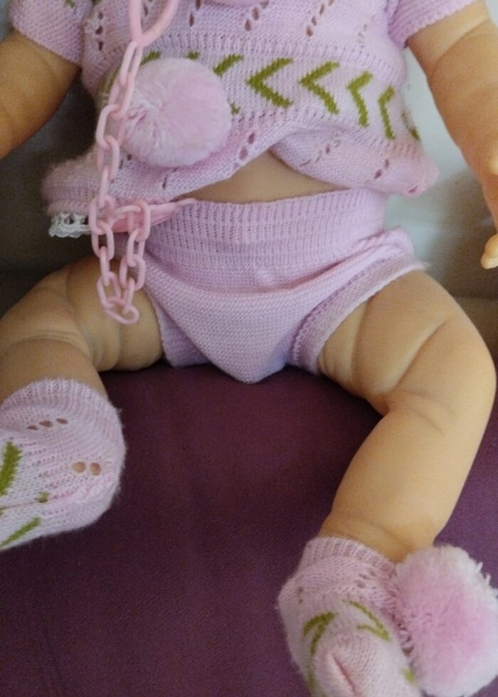 Gerçekçi vinil bebek - Görsel 5