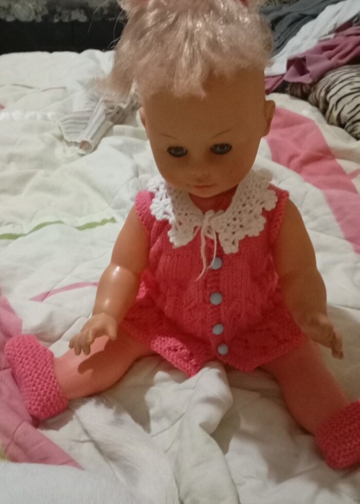 Vintage Cabbar bebek.  - Görsel 5