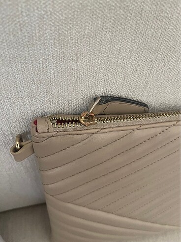 Beden camel Renk Tory burch clutch çanta