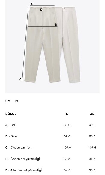 xl Beden haki Renk Zara.