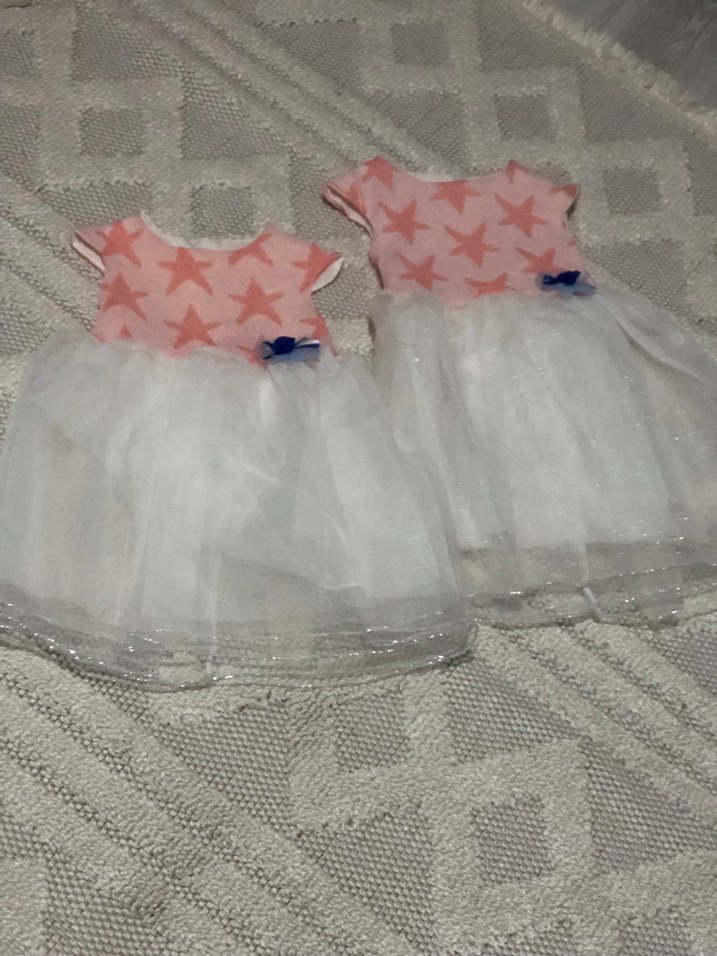 Kız Çocuk Pembe Nakışlı Dantelli Elbise - Görsel 2