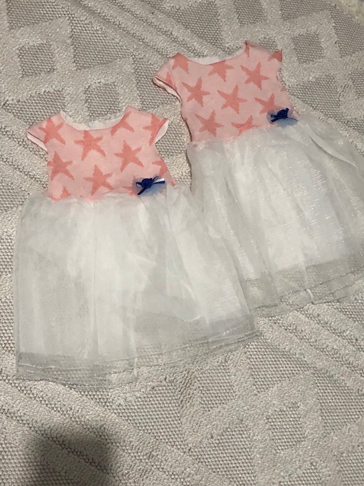 Kız Çocuk Pembe Nakışlı Dantelli Elbise - Görsel 3