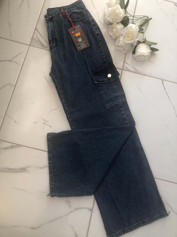 Loose Fit Kot Pantolon - Görsel 3