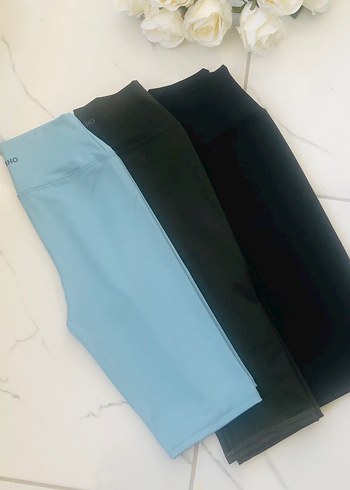 Oysho Siyah Mini Spor Tayt - Görsel 4