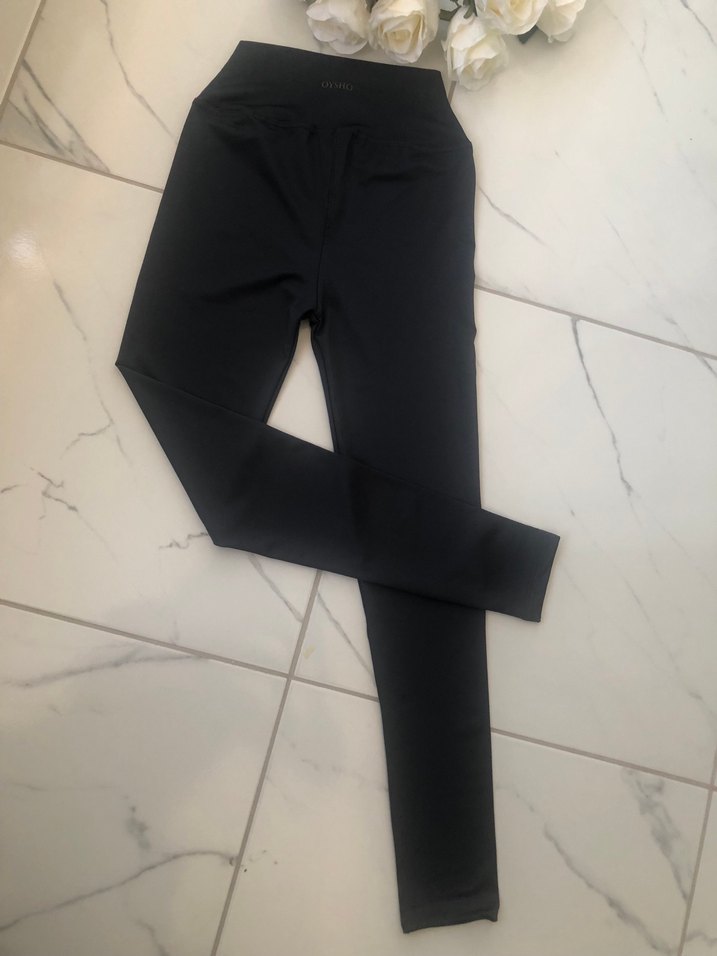 Oysho Siyah Mini Spor Tayt - Görsel 5