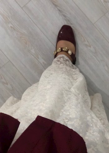 Beyaz Kat Kat Etek - Görsel 5