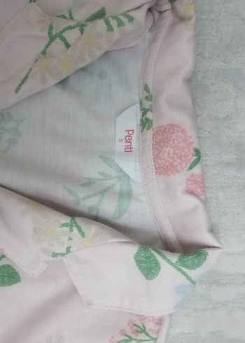 Çiçek Desenli  Kadın Pijama takımı - Görsel 2