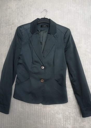 Siyah Kadın Ofis Blazeri - SA8RA - Görsel 4