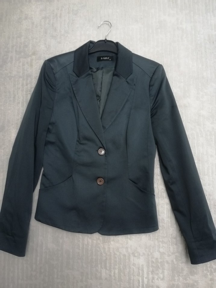 Siyah Kadın Ofis Blazeri - SA8RA - Görsel 4