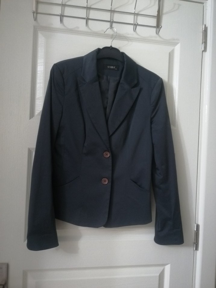 Siyah Kadın Ofis Blazeri - SA8RA - Görsel 5