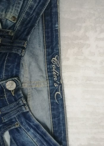 Navy Renk Kadın Denim kot Jean - Görsel 2