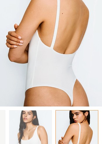 Bershka Bershka beyaz body