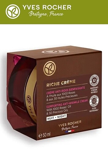 Yves Rocher Yves Rocher Riche Creme Yaşlanma Karşıtı