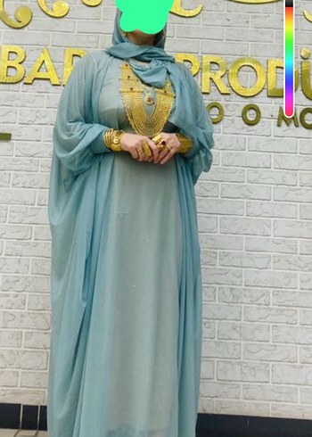 Drapeli Uzun Bohem Elbise - Görsel 2