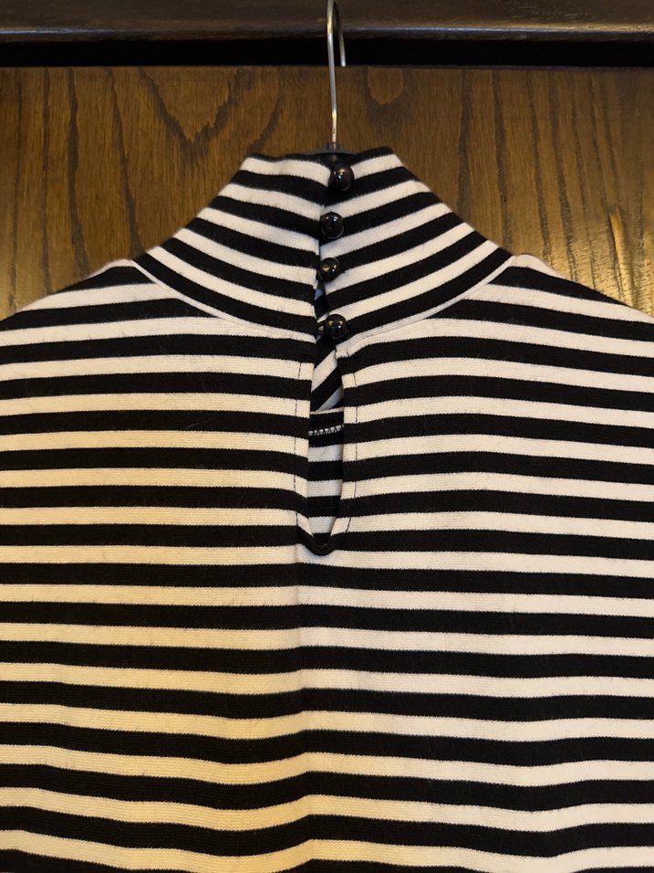 Çizgili Koton Elbise - Görsel 5