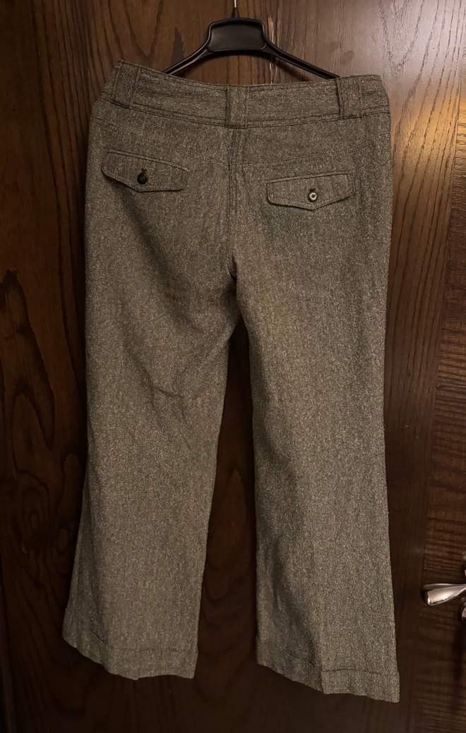 H&M Gri Regular Fit Pantolon - Görsel 3