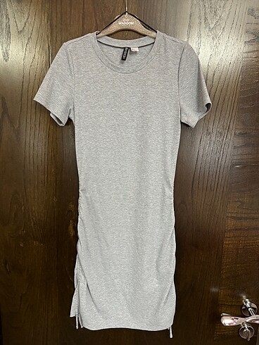 H&M gri elbise