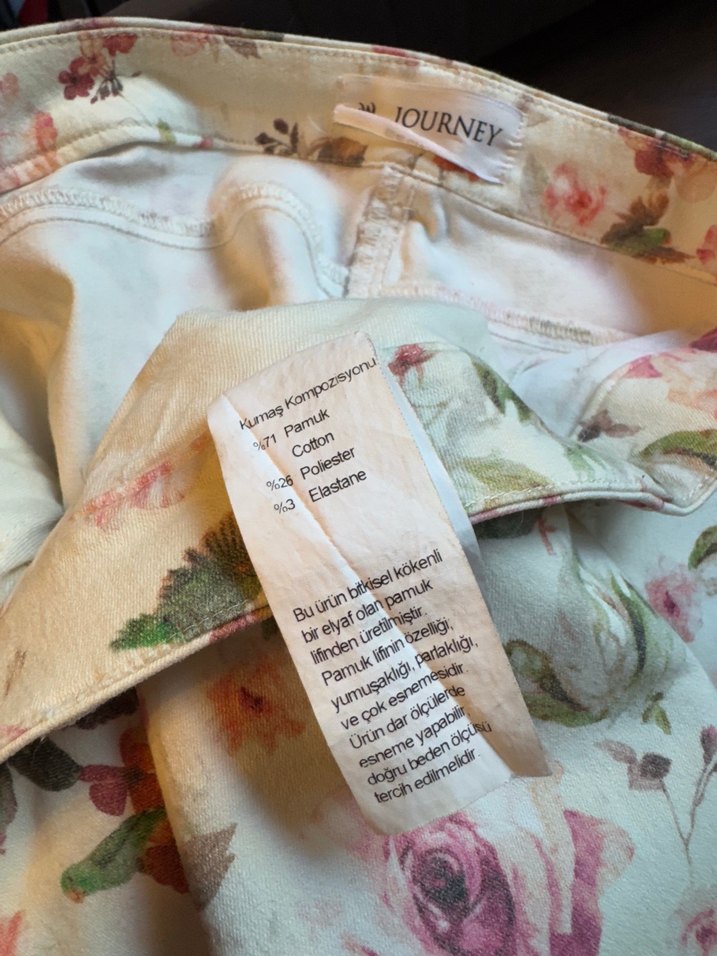 Journey Çiçekli Pantolon - Görsel 5