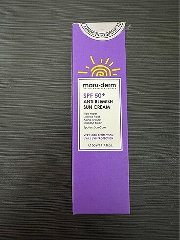Maruderm Spf50 Anti Blemish Güneş Kremi