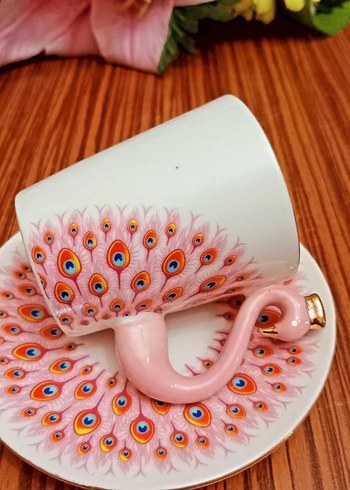 Lc Waikiki Home Pembe Kuğu Kulplu Fincan ve Tabak