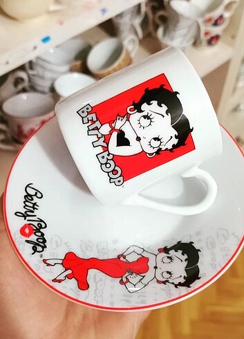 Betty boop kahve fincanı 