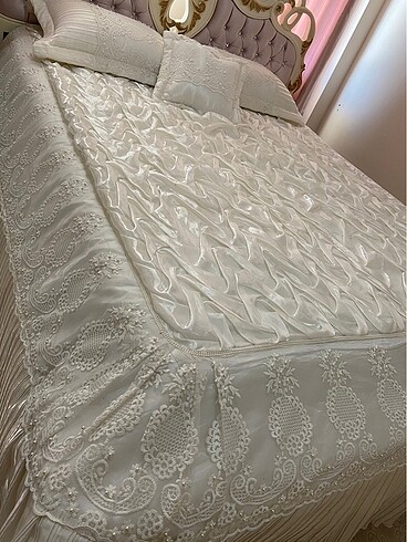 Dantel home collection yatak örtüsü
