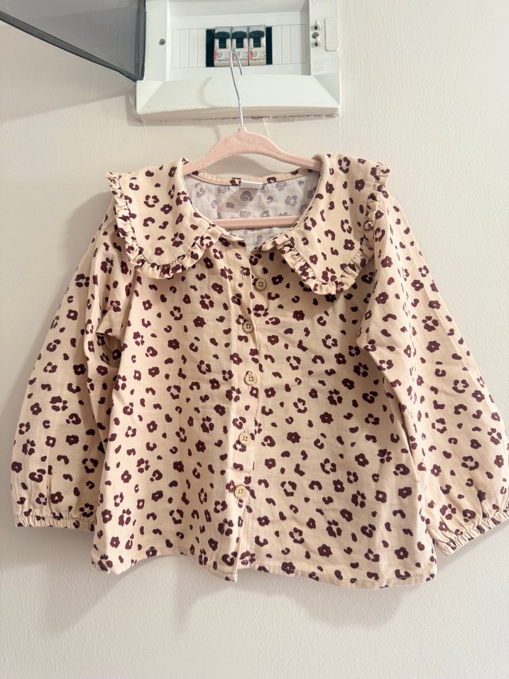 Kız çocuk kahverengi takım - Görsel 2