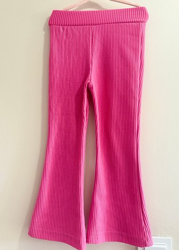 Kız Çocuk Pembe Fırfırlı Sweatshirt - Görsel 2