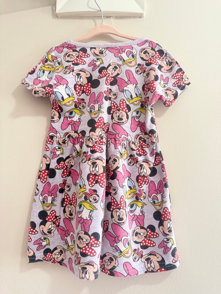 Kız Çocuk Renkli Pop Art Elbise - Görsel 2