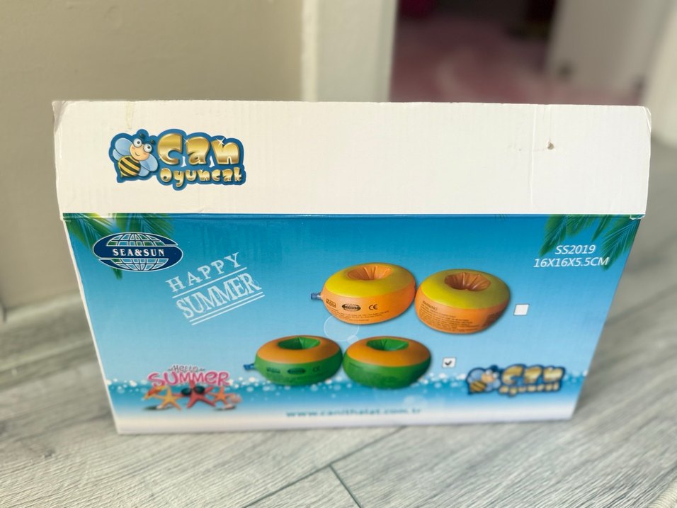 Çocuklar için Renkli Yeşil Kolluk - Görsel 3