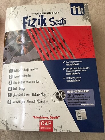 Çap fizik fasikül seti