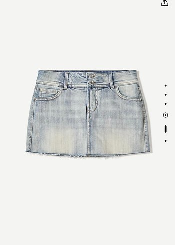 bershka şortlu etek - Görsel 3