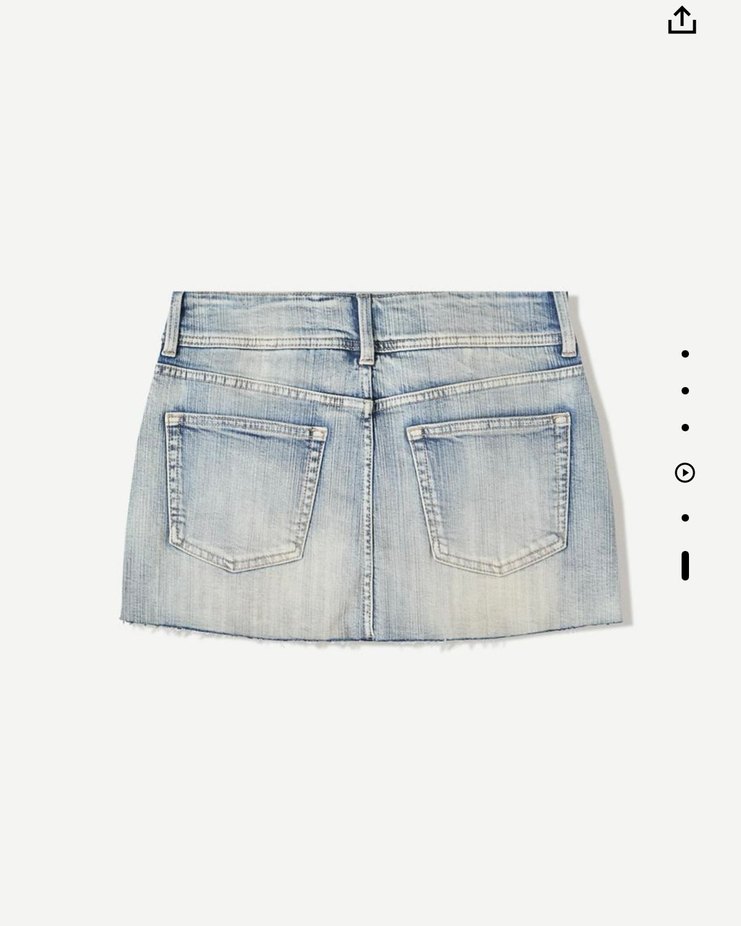 bershka şortlu etek - Görsel 4