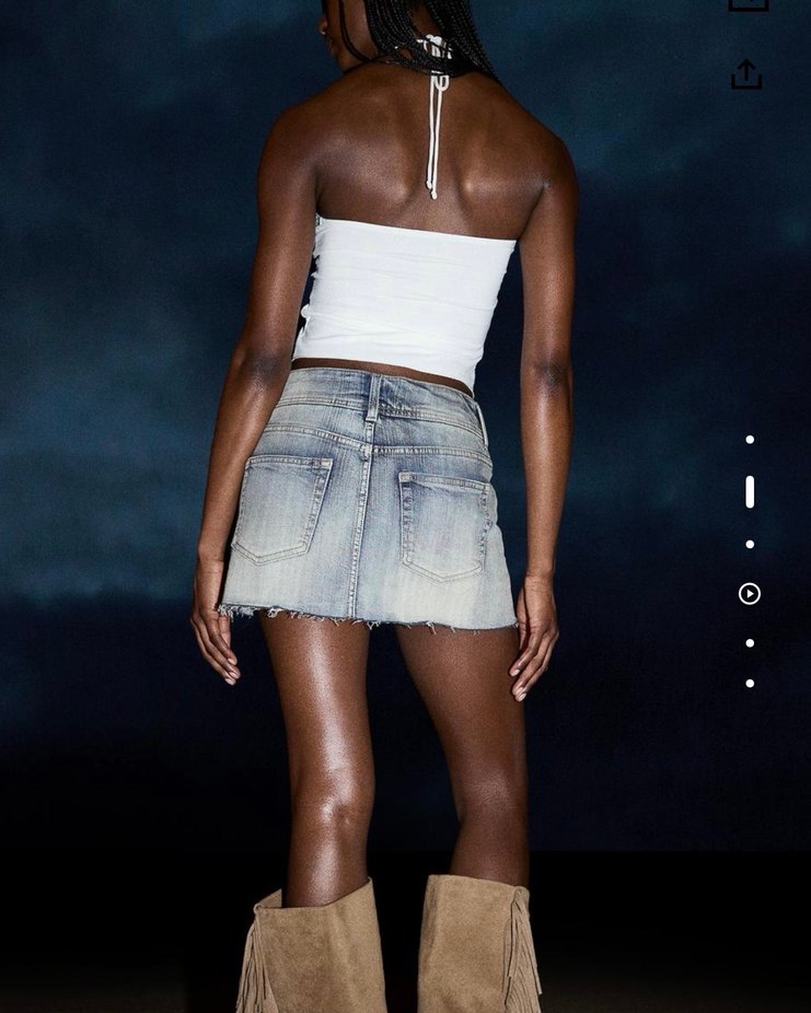 bershka şortlu etek - Görsel 5