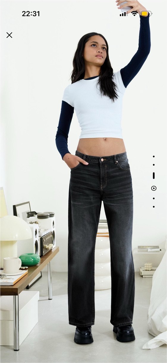 bershka baggy jean - Görsel 3