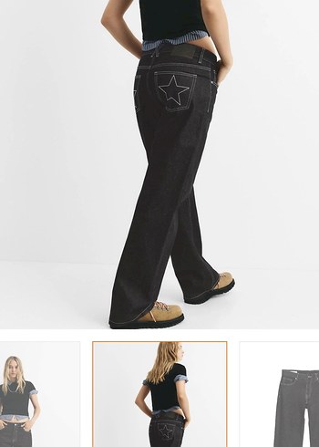 yıldızlı jean - Görsel 3