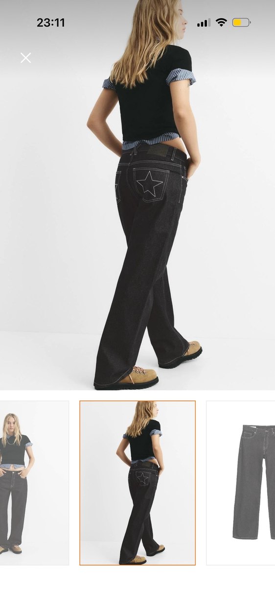 yıldızlı jean - Görsel 3