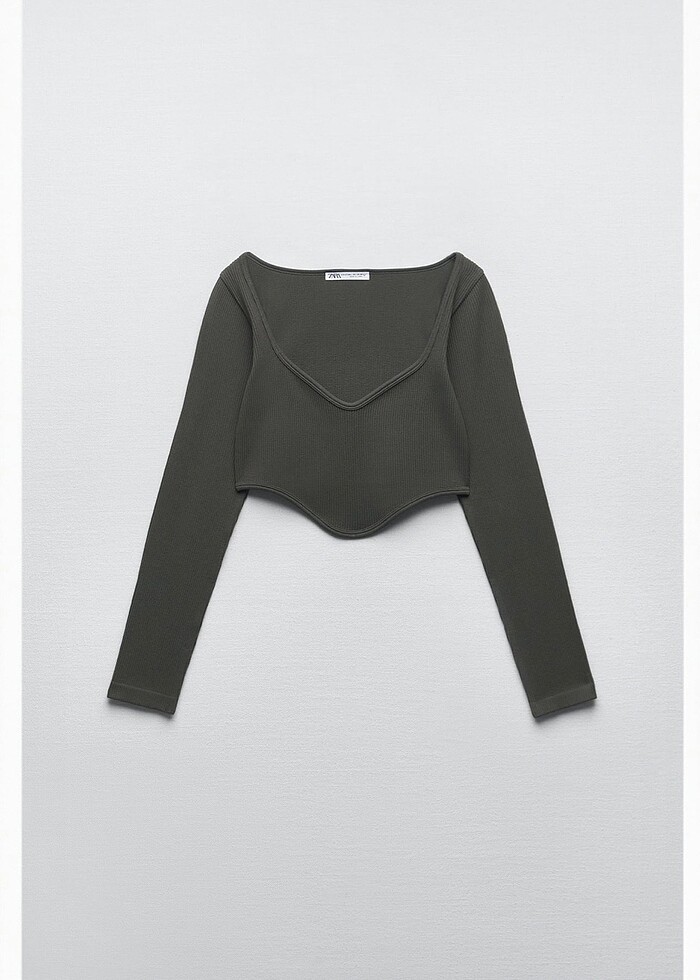 zara korse tasarımlı bluz - Görsel 2