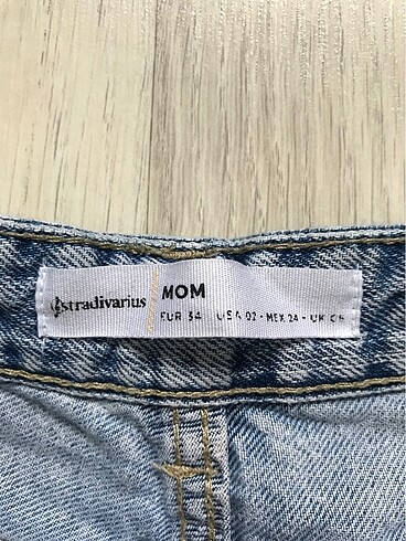 34 Beden Stradivarius Mom Jean Pantolon