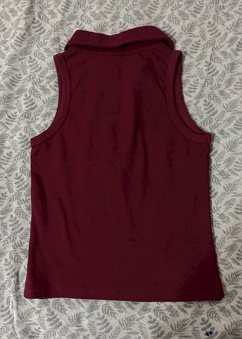 Bordo Kolsuz Crop - Görsel 4