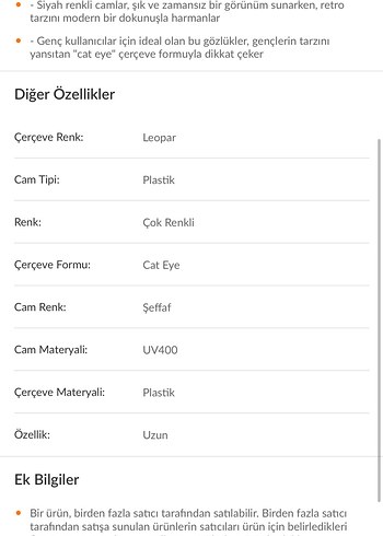 Şeffaf Kahverengi Klasik Kadın Gözlüğü - Görsel 2